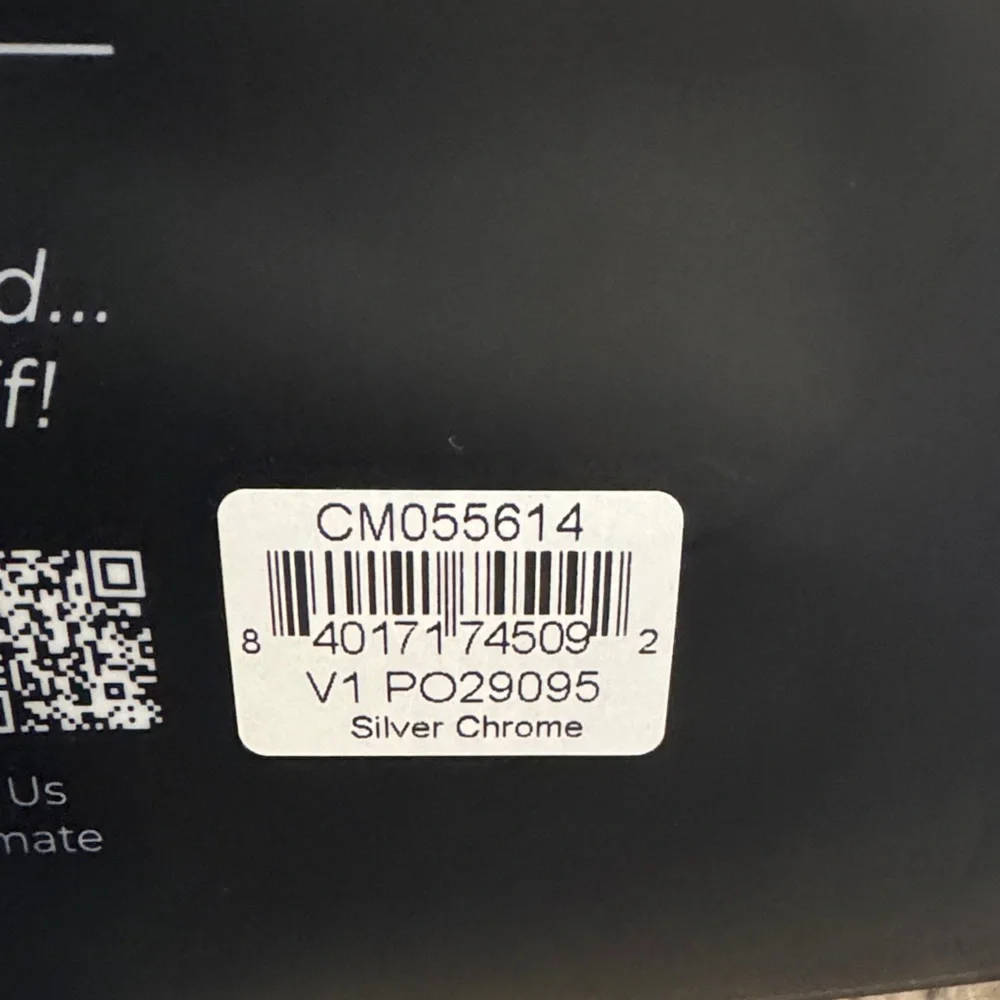 Case-Mate silver chrome zip tote bag - Picture 3 of 4